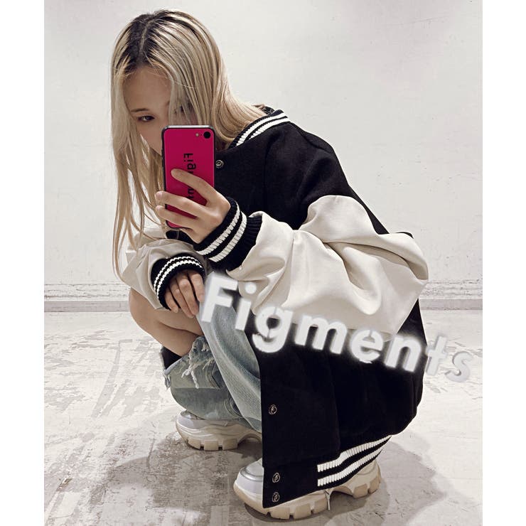 Figments】オーバースタジャン[品番：WG010082679]｜WEGO【WOMEN