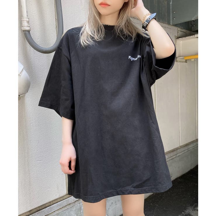 Figments】ワンポイントロゴTシャツ 韓国 韓国ファッション 大人