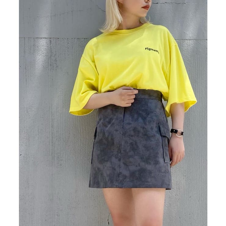 Figments】ワンポイントロゴTシャツ 韓国 韓国ファッション 大人