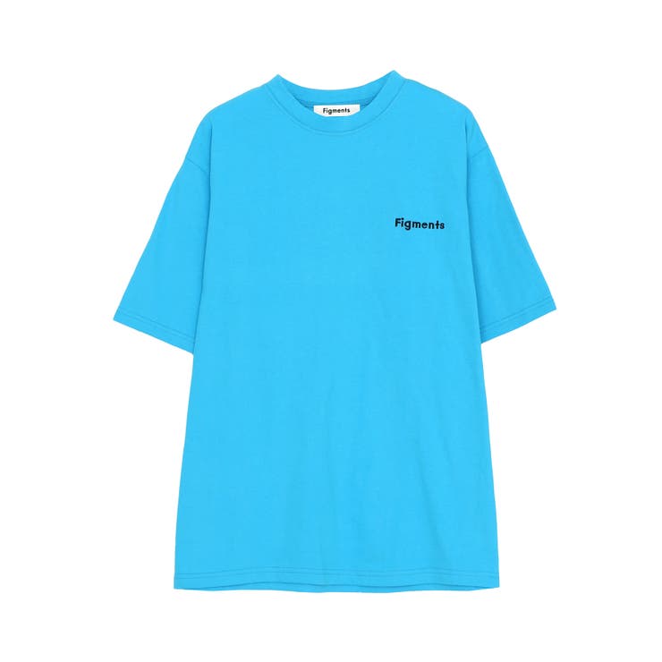 韓国　ワンポイントロゴ フェイクTシャツ ワンピース風 ブラック　Mサイズ