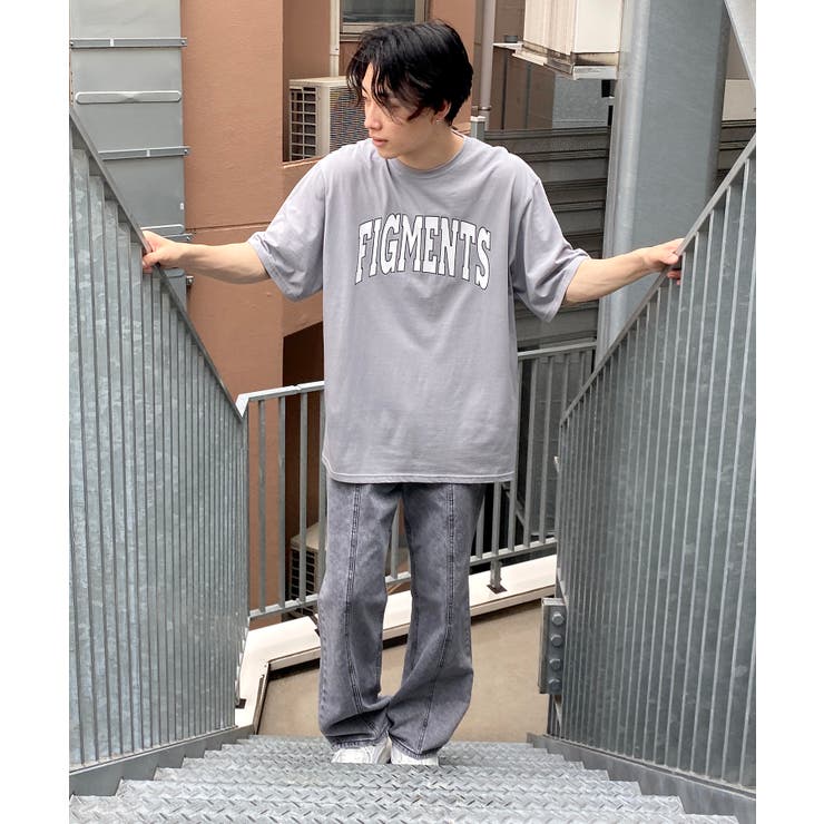 Figments】カレッジロゴTシャツ 韓国 韓国ファッション 大人