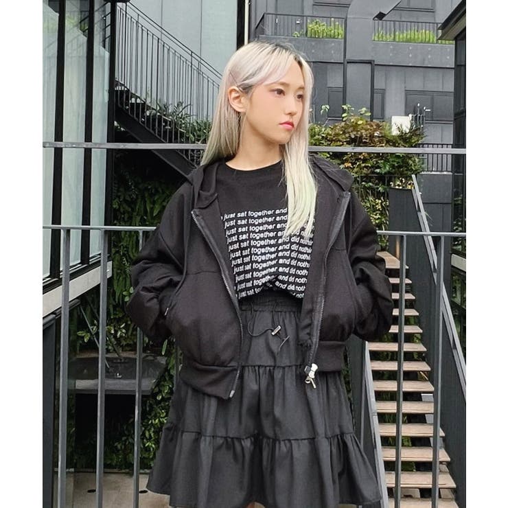 クロップドZIPパーカー 韓国 韓国 ファッション[品番：WG010085967]｜WEGO【WOMEN】（ウィゴー）のレディースファッション通販｜SHOPLIST（ショップリスト）