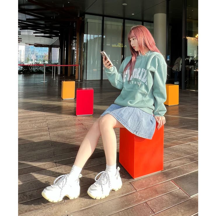 【Figments】FLORIDAパーカー 韓国 韓国ファッション | WEGO【WOMEN】 | 詳細画像4 