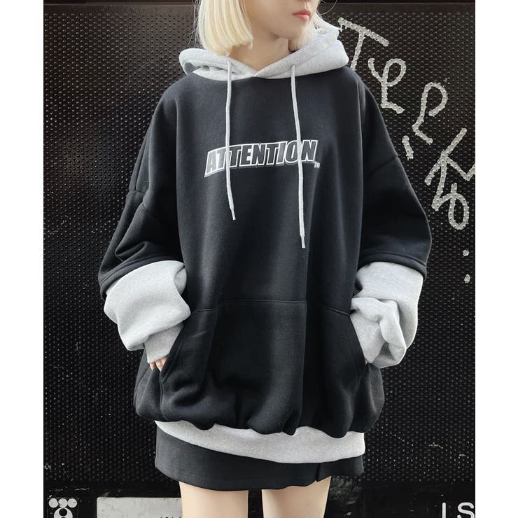 Attentionパーカー 韓国 韓国ファッション 品番 Wg Wego Women ウィゴー のレディースファッション通販 毎日送料無料 Shoplist ショップリスト