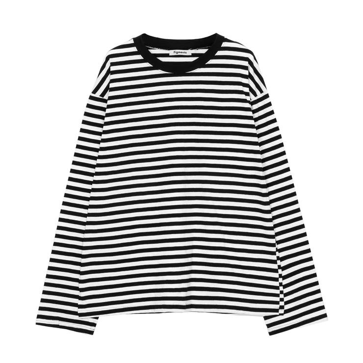 ボーダーロンT 韓国 韓国ファッション[品番：WG010085564]｜WEGO