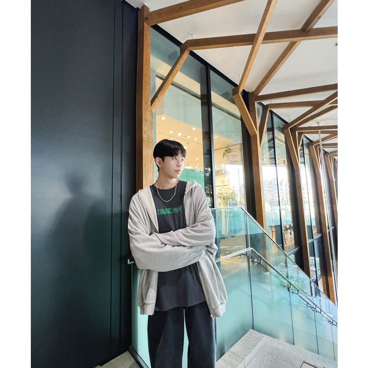 【新色】【Figments】ビッグZIPパーカー 韓国 韓国ファッション | WEGO【WOMEN】 | 詳細画像9 