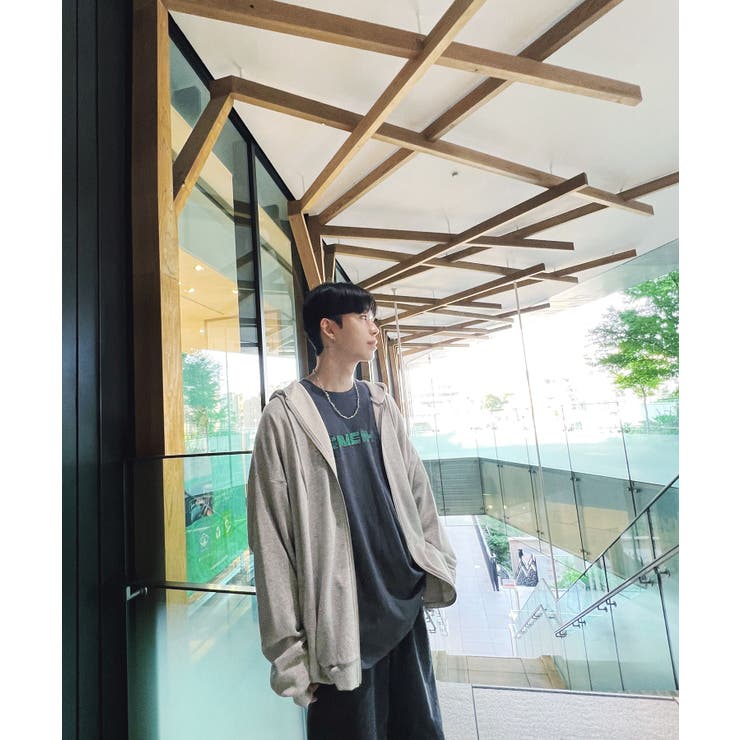 【新色】【Figments】ビッグZIPパーカー 韓国 韓国ファッション | WEGO【WOMEN】 | 詳細画像8 