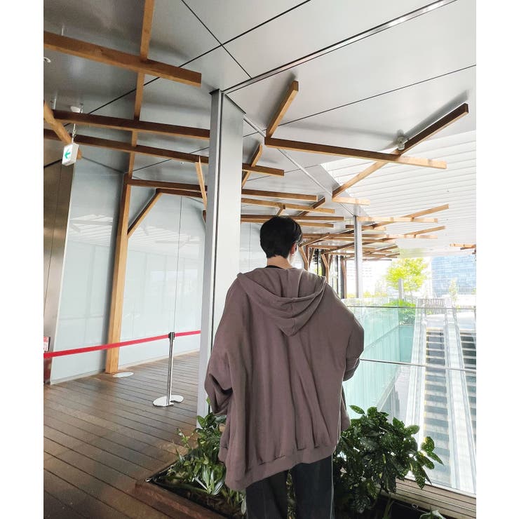 【新色】【Figments】ビッグZIPパーカー 韓国 韓国ファッション | WEGO【WOMEN】 | 詳細画像13 