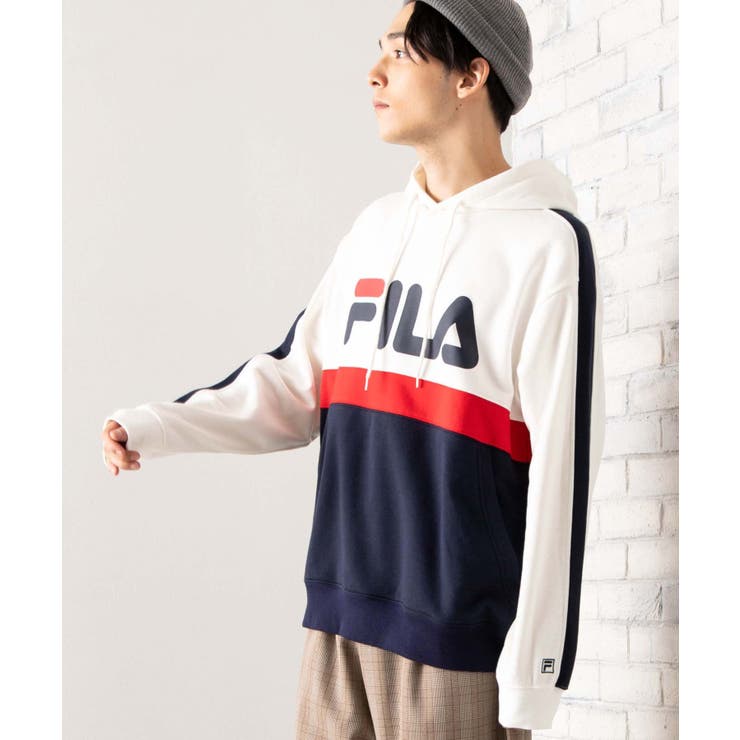 FILA別注ラインプルパーカー FH7651[品番：WG010046350]｜WEGO【MEN