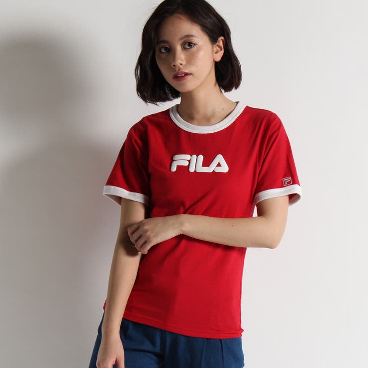 FILAコラボリンガーTシャツ[品番：WG010018626]｜WEGO【WOMEN