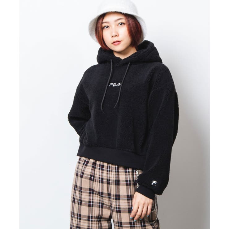 FILA別注ボアフリースプルパーカ[品番：WG010069926]｜WEGO【WOMEN