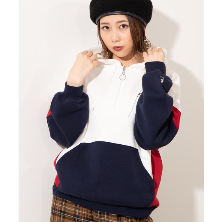 [美品]ラヴィークリエーション　ダンボールパーカーファー切り替えベストジャケット 綿混ジップアップパーカーベスト（エバーラスト） 通販【ニッセン】