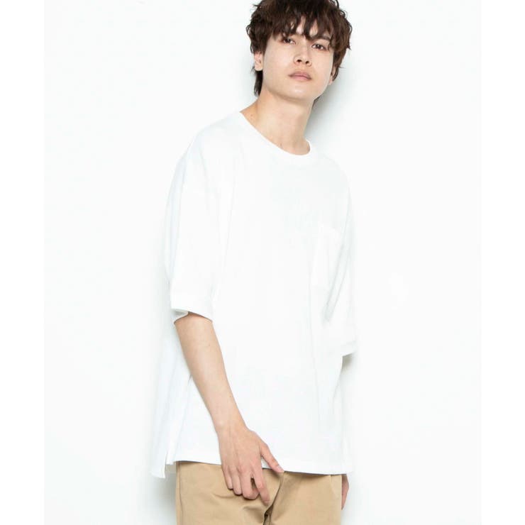 ホワイト | ワッフルワイドT H20-100-21T | WEGO【MEN】