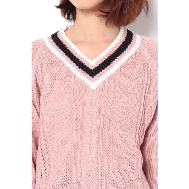 【希少】チルデンニット　パステルカラー スカシチルデンニット[品番：RTGW0005311]｜RETRO GIRL（レトロガール
