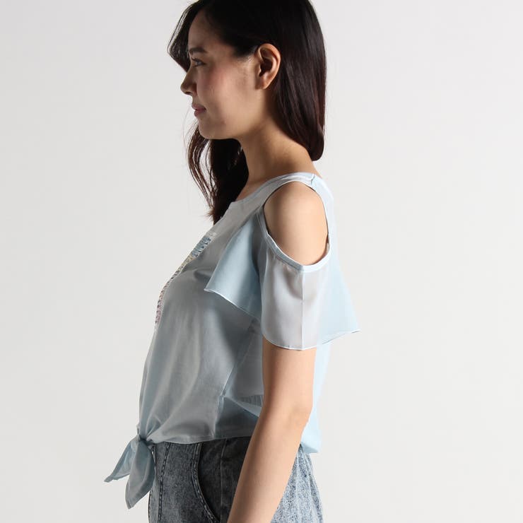 WEGO/シースルー肩開キリゾートTシャツ[品番：WG010015064]｜WEGO【WOMEN】（ウィゴー ）のレディースファッション通販｜SHOPLIST（ショップリスト）