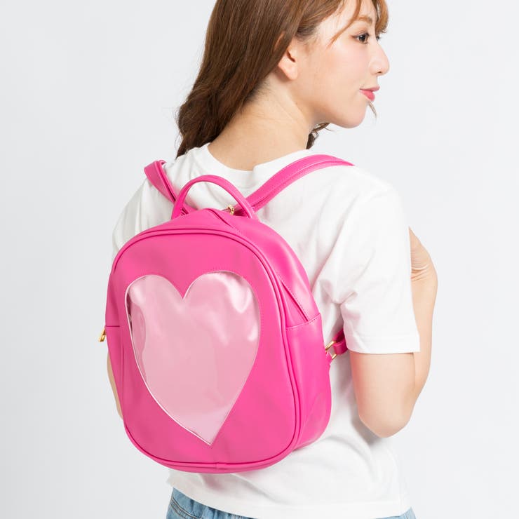 カラフルハートウィンドウリュック JS16SP03-LG0005[品番：WG010001509]｜WEGO 【WOMEN】（ウィゴー）のレディースファッション通販｜SHOPLIST（ショップリスト）