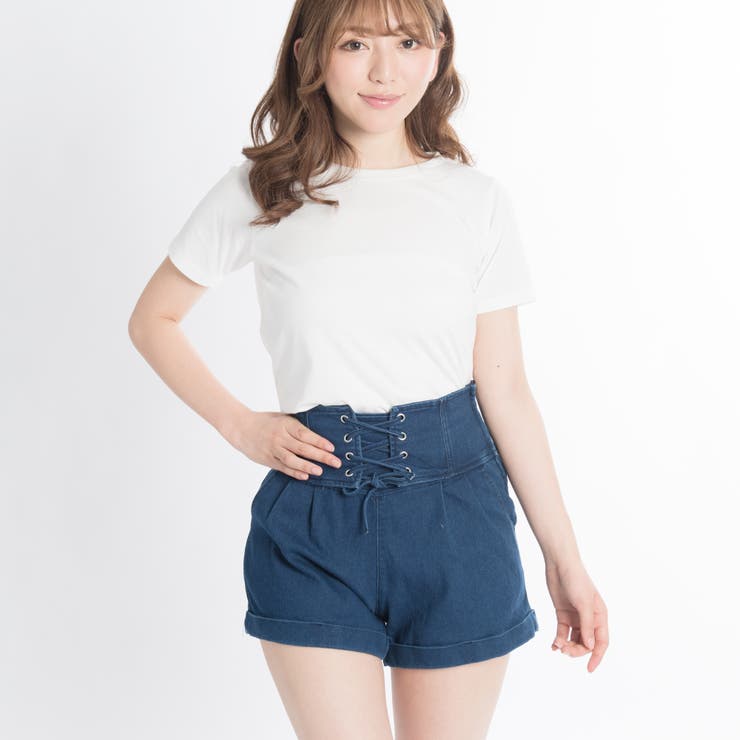 レースアップショートパンツ JS17SM05-L013[品番：WG010019265