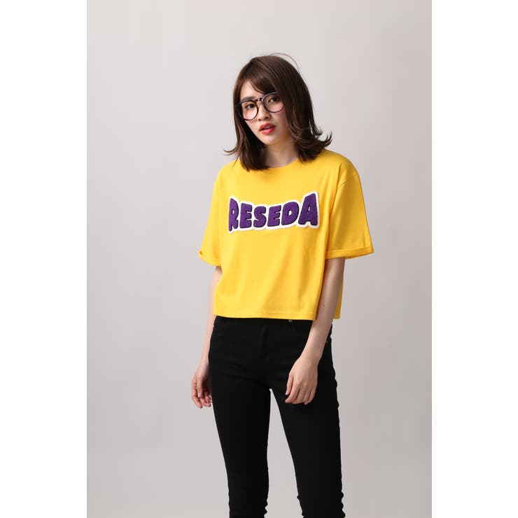 サガラワッペンロールアップTシャツ JS17SM06-L006[品番：WG010020046