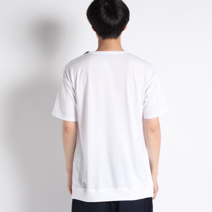 肩ZIPメガスリッドTシャツ[品番：WG010019305]｜WEGO【MEN】（ウィゴー