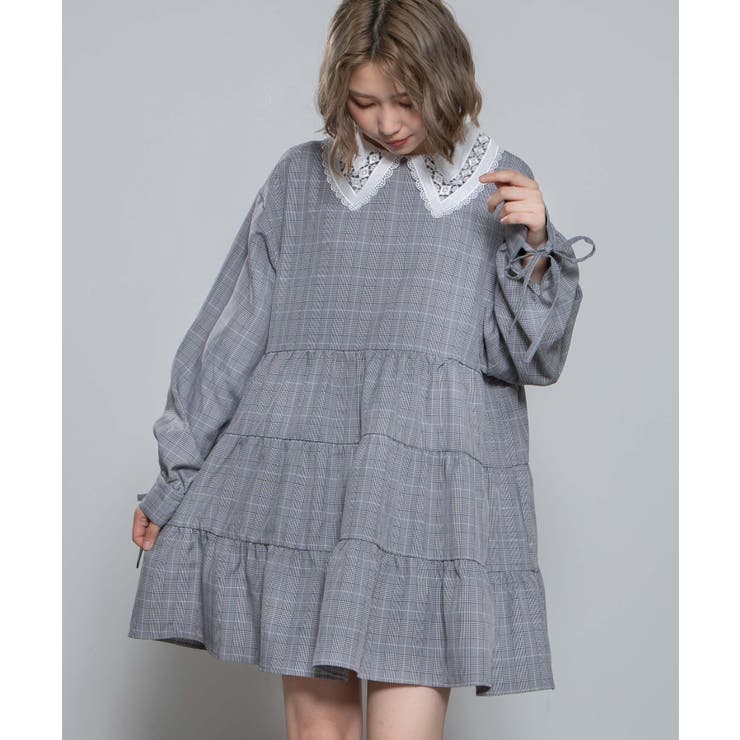 エリツキチェックティアードミニワンピース Jsau09 L5003 品番 Wg Wego Women ウィゴー のレディースファッション通販 Shoplist ショップリスト