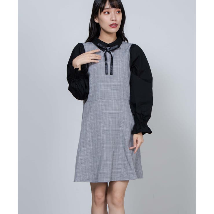 カメオリボンワンピース Jswn10 L5002 品番 Wg Wego Women ウィゴー のレディースファッション通販 Shoplist ショップリスト