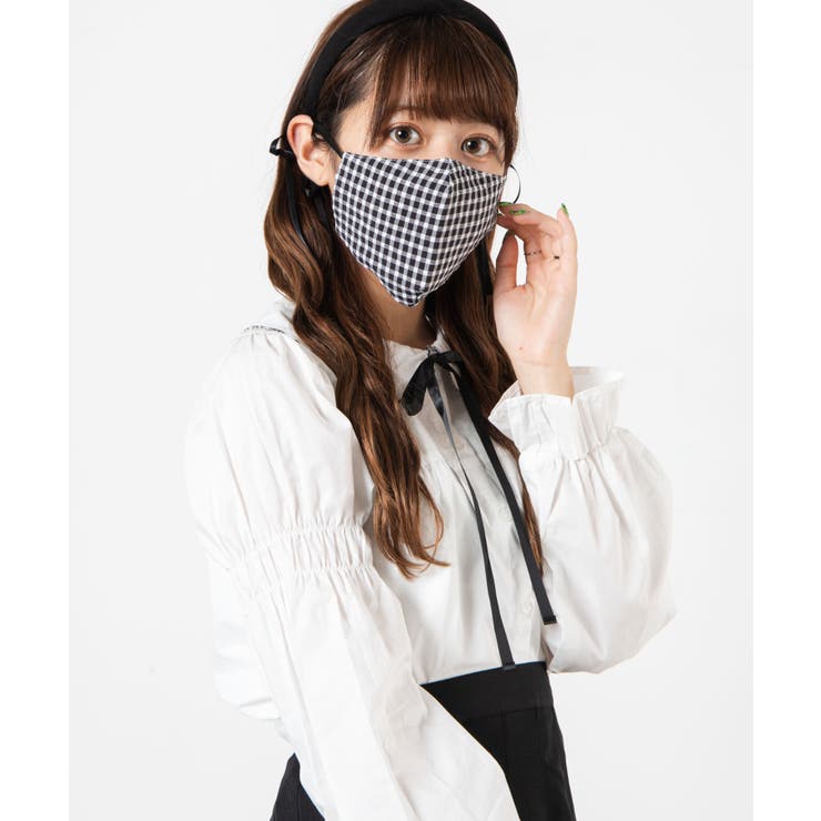 ギンガムサテンリボンマスク LG20AU09-G5759 | WEGO【WOMEN】 | 詳細画像10 