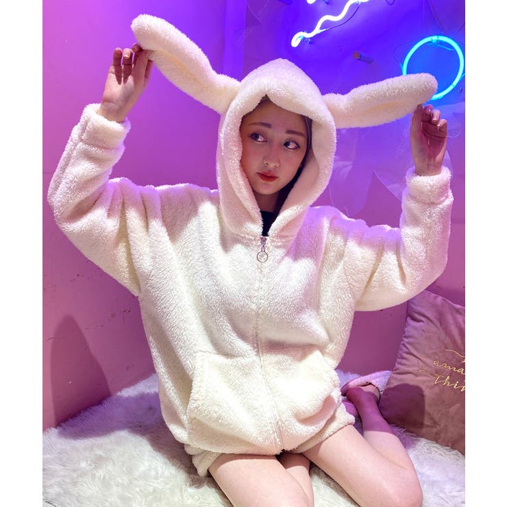 ウサギパーカー LG20AU10-G5845[品番：WG010076589]｜WEGO【WOMEN