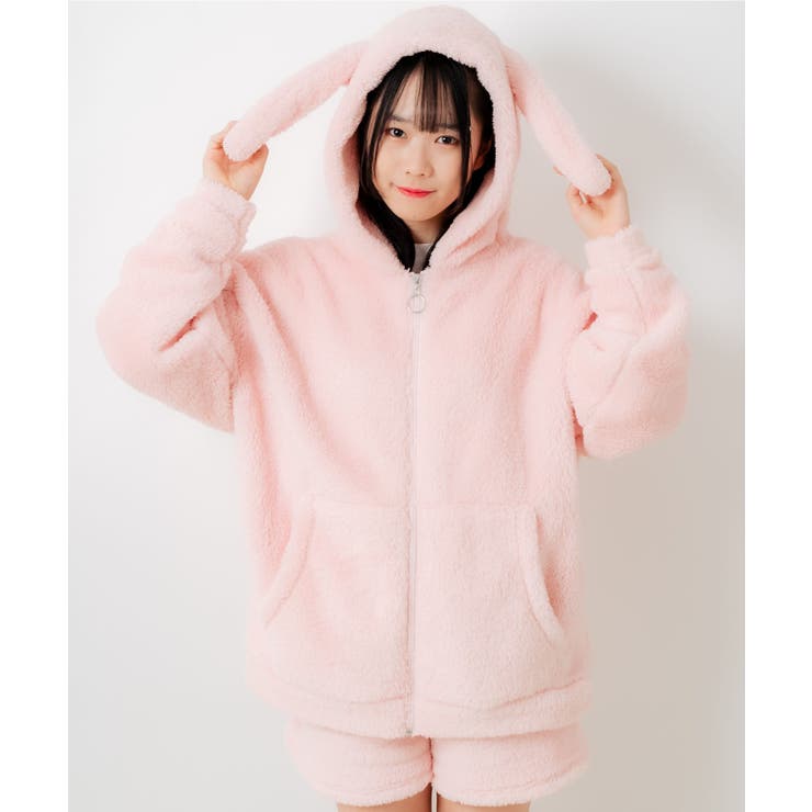 ウサギパーカー 韓国 韓国ファッション 秋 冬 秋冬 秋服 冬服 服