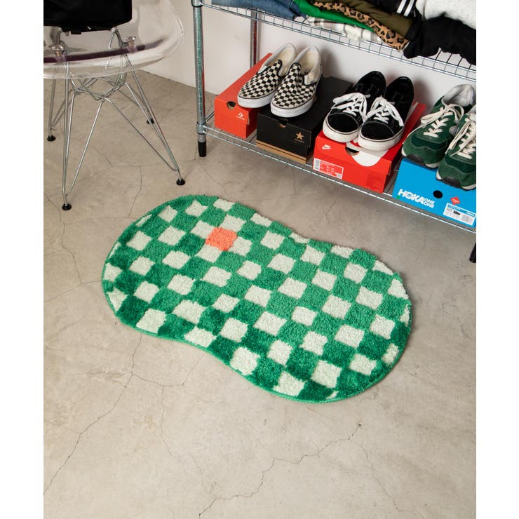 グリーン | ブロックチェックガラマット 韓国 韓国ファッション | WEGO【WOMEN】