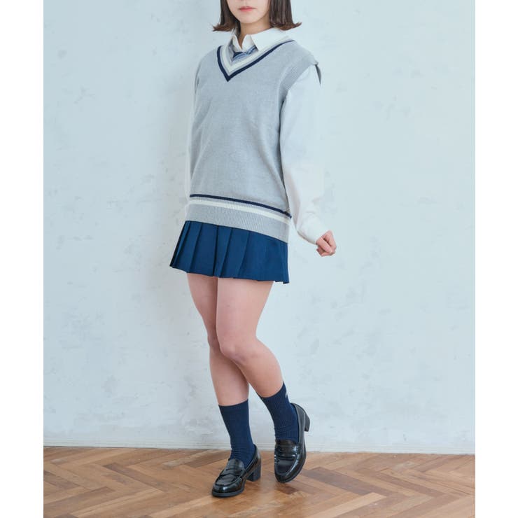 [GLOWNY]G CLASSIC WOOL MINI ベスト★新作・24AW★人気★韓国★ 韓国 韓国 GLOWNY(グロウニー) ベスト・ジレ(レディース) - 海外