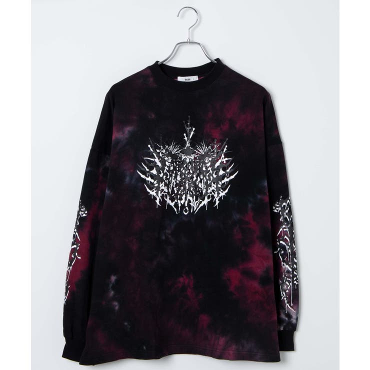 タイダイ柄サンダープリントスウェット レディース 秋[品番