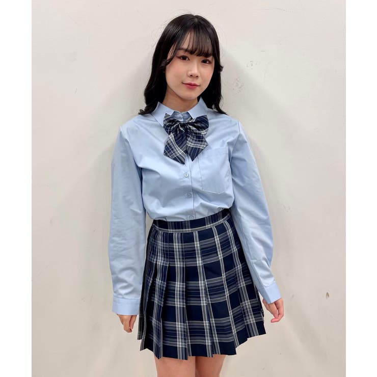 WEGO 制服 青 チェックスカート M - スカート