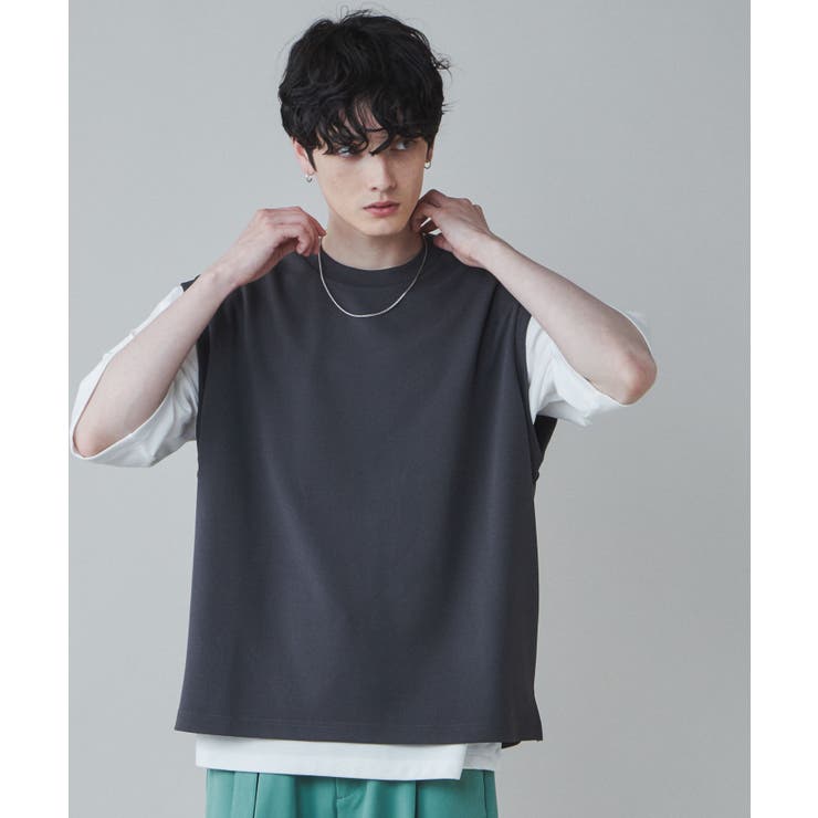 アンサンブル ベストTシャツ メンズ[品番：WG010087529]｜WEGO【MEN