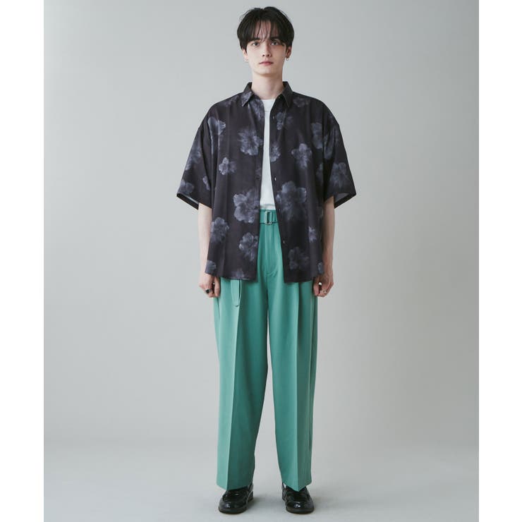 アムンゼン 総柄BIGシャツ メンズ[品番：WG010087527]｜WEGO