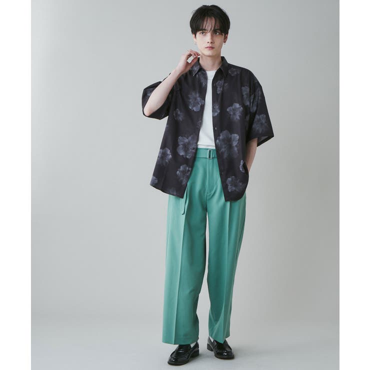 アムンゼン 総柄BIGシャツ  メンズ[品番：WG010087527]｜WEGO【MEN】（ウィゴー）のメンズファッション通販｜SHOPLIST（ショップリスト）