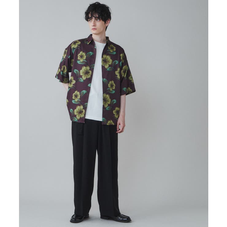 アムンゼン 総柄BIGシャツ  メンズ[品番：WG010087527]｜WEGO【MEN】（ウィゴー）のメンズファッション通販｜SHOPLIST（ショップリスト）