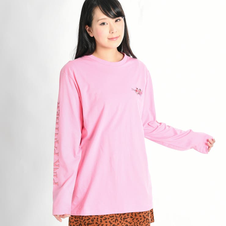 ピンクパンサーコラボロングTシャツ MC17AU10-L005[品番：WG010023102