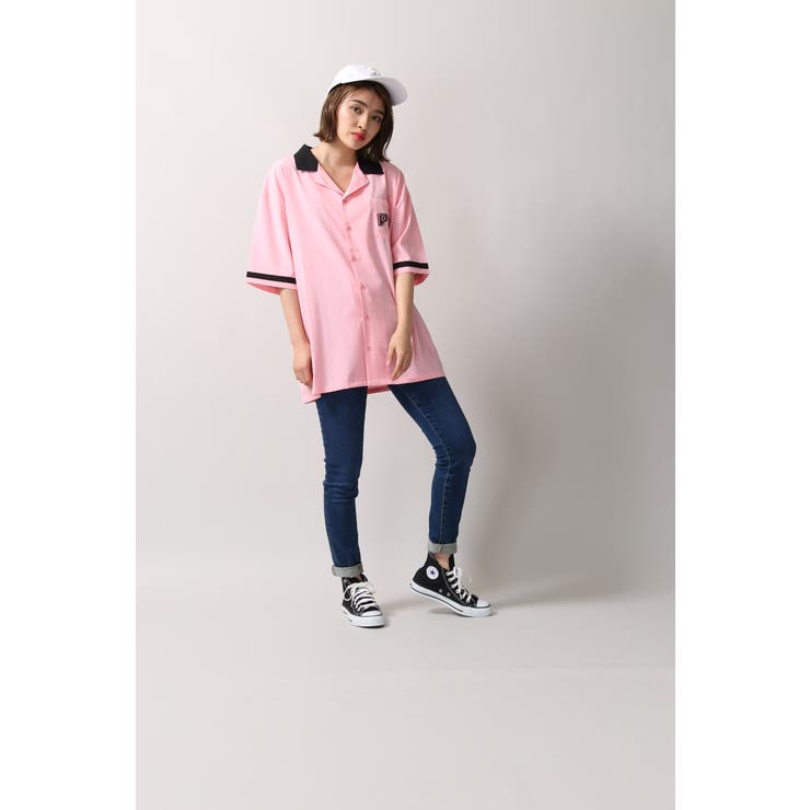 ピンクパンサーコラボボーリングシャツ MC17AU10-L006[品番