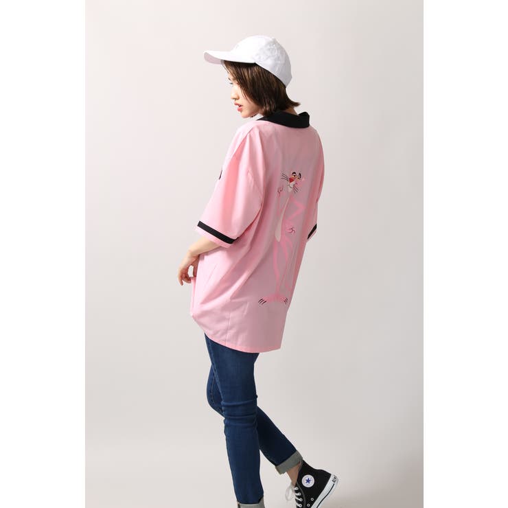 ピンクパンサーコラボボーリングシャツ MC17AU10-L006[品番