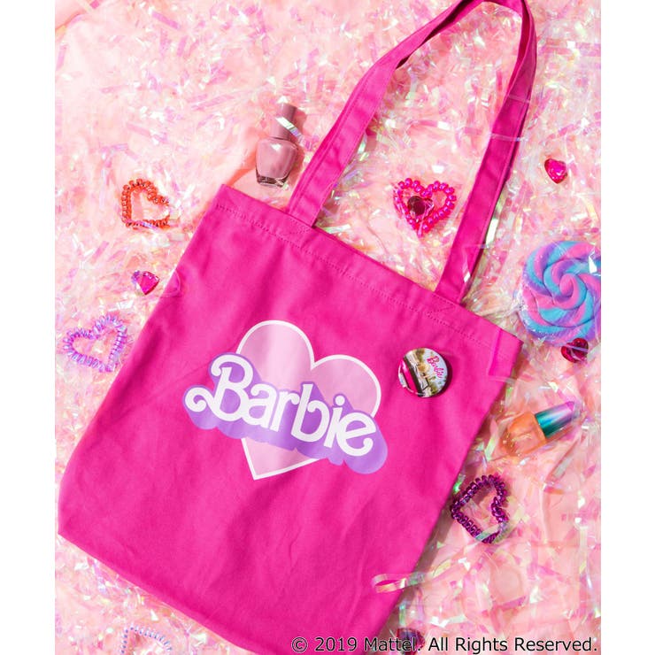 Barbieコラボ】ハートロゴプリントトートバッグ MC19AU09 LG47…[品番 