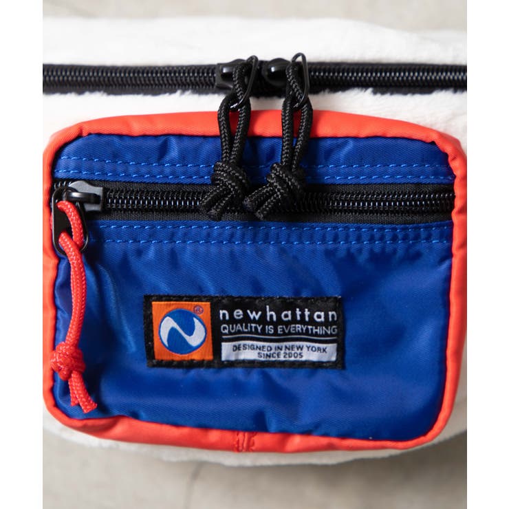 別注newhattanファーコンビボディバッグ MC19WN10-MG5534[品番