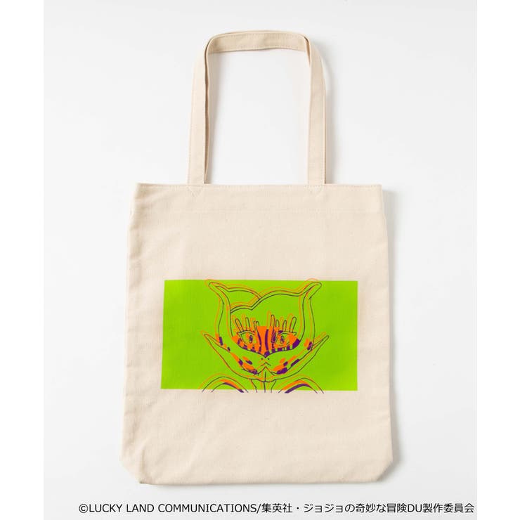 ★美品★ソイングク×LUCKYCHARMS コラボ　トートバッグ　白 ☆美品☆ソイングク×LUCKYCHARMS コラボ トートバッグ 白