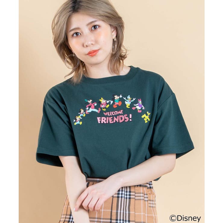 Disney レトロ刺繍tシャツ Mcsm04 L2852 品番 Wg Wego Women ウィゴー のレディースファッション通販 Shoplist ショップリスト