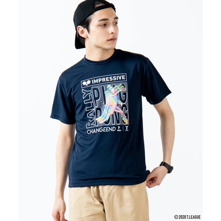 ネイビー | スポーツTシャツ MC20SS03 M2768韓国 | WEGO【WOMEN】