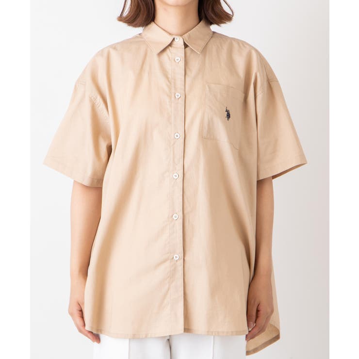 USPOLOハーフスリーブシャツ レディース 半袖シャツ[品番