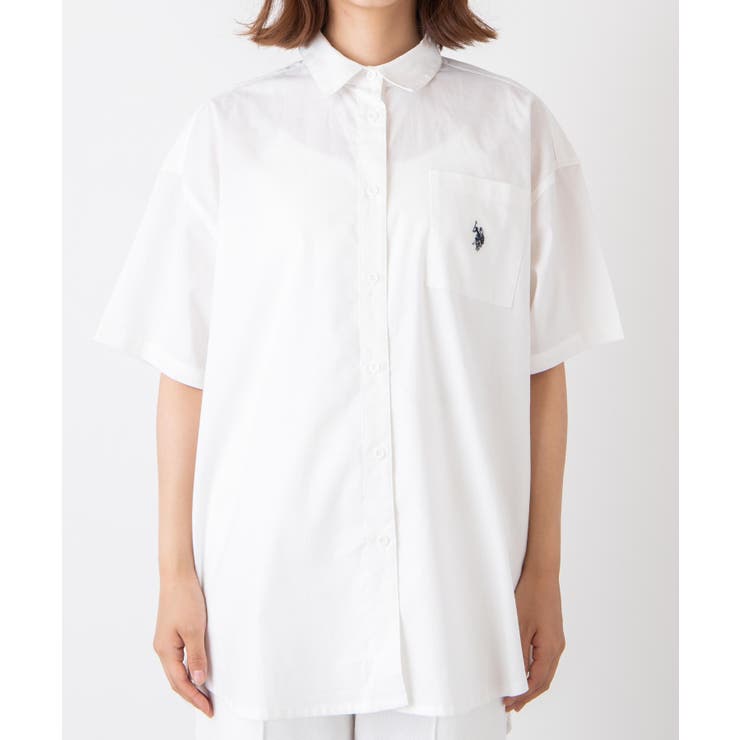USPOLOハーフスリーブシャツ レディース 半袖シャツ | WEGO【WOMEN】 | 詳細画像43 