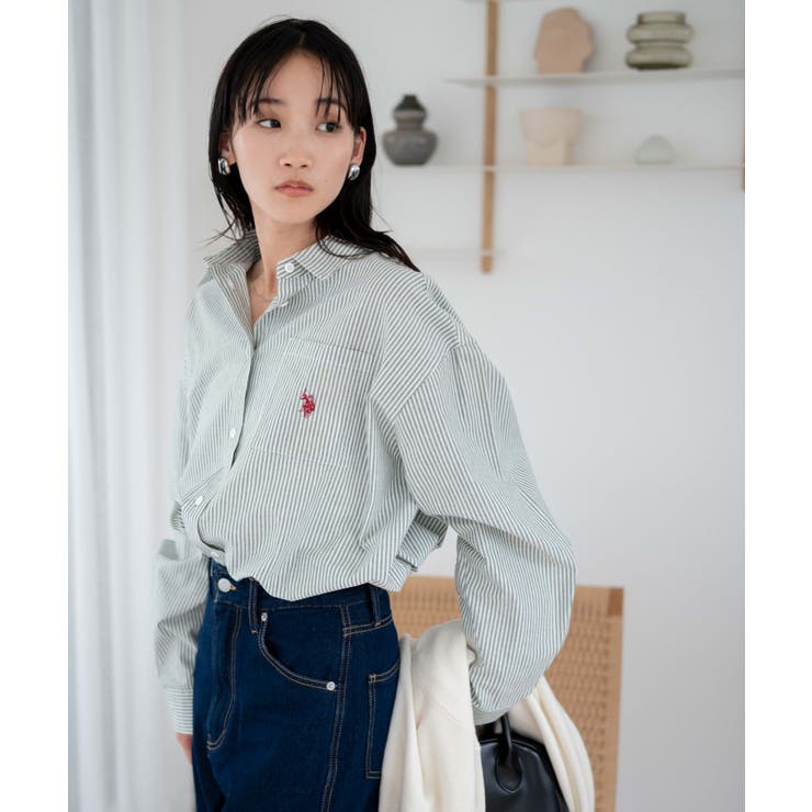 USPOLOBIGシャツ | WEGO【WOMEN】 | 詳細画像12 