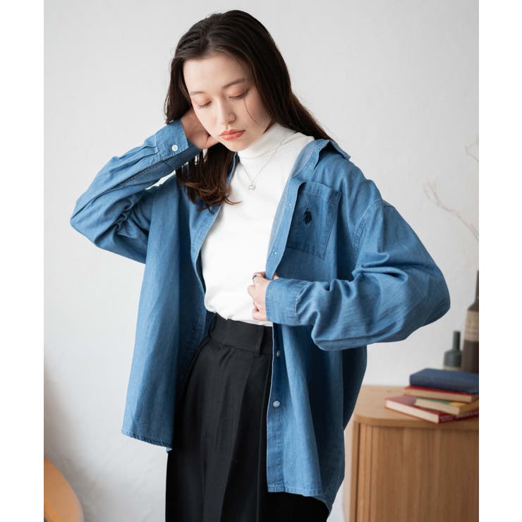 USPOLOBIGシャツ | WEGO【WOMEN】 | 詳細画像39 