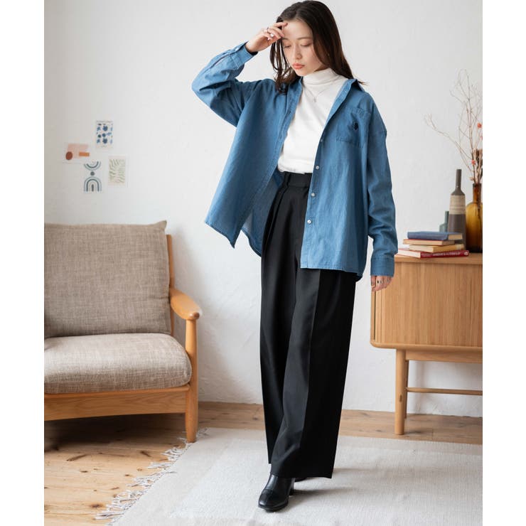 USPOLOBIGシャツ | WEGO【WOMEN】 | 詳細画像7 