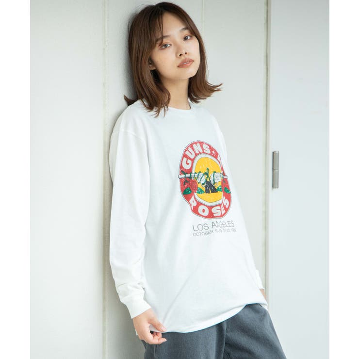 別注rockロングスリーブtシャツ 韓国 韓国ファッション 秋 冬 秋冬 品番 Wg Wego Women ウィゴー のレディースファッション通販 Shoplist ショップリスト